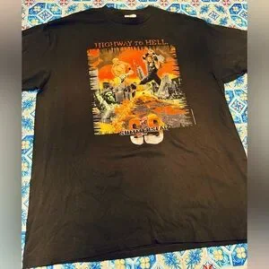 T-shirt Vintage WWE Summer Slam 1998 - XL Noir - Personnages Undertaker & Stone Cold